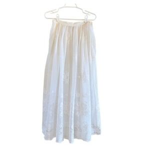 Vintage Ralph Lauren Romantic Midi Skirt Feminine Prairie Doily Lace Fits Size 2